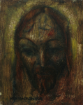 Berlin, Sven (1911-1999): Vera Ikonica, signed and dated 1955, inscribed Vera Ikonica, oil on board, 26 x 21 cms. Presented by Dr Peter J. Jackson.