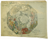 Williams, Marjorie (nee Murray 1880-1961): Flower design from Chinese tile in the V & A, dated 1925-1926, watercolour and ink on waxed paper, 31 x 39.5 cms. Presented by Dr Mariella Fischer-Williams.