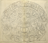 Williams, Marjorie (nee Murray 1880-1961): Circular flower design, pencil and ink on tracing paper, 45.3 x 49.4 cms. Presented by Dr Mariella Fischer-Williams.