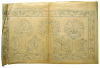 Williams, Marjorie (nee Murray 1880-1961): Flower design from courtyard in Palaco of Jacques Coeur, Bourges, ink on tracing paper, 36.5 x 55.8 cms. Presented by Dr Mariella Fischer-Williams.