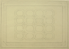 Williams, Marjorie (nee Murray 1880-1961): General view of cushion cover, pencil on paper, 20.3 x 30.7 cms. Presented by Dr Mariella Fischer-Williams.