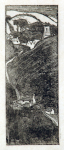 Williams, Marjorie (nee Murray 1880-1961): A country village, signed, woodcut, 20 x 13 cms. Presented by Dr Mariella Fischer-Williams.