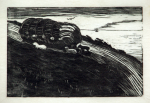 Williams, Marjorie (nee Murray 1880-1961): Trick Troll, Afternoon, Lamledra No.4, signed and dated 1926, woodcut, 11 x 17 cms. Presented by Dr Mariella Fischer-Williams.