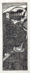Williams, Marjorie (nee Murray 1880-1961): A country village, signed, woodcut, 19 x 13 cms. Presented by Dr Mariella Fischer-Williams.
