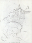 Williams, Marjorie (nee Murray 1880-1961): Sketchbook, signed and dated 1952-1957, sketchbook, 29.5 x 23.5 cms. Presented by Dr Mariella Fischer-Williams.