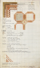 Williams, Marjorie (nee Murray 1880-1961): Mosaic Design, watercolour and ink on graph paper, 45.9 x 27 cms. Presented by Dr Mariella Fischer-Williams.