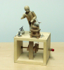 Crosby, Anthony (born 1958): How meteors are really made, signed and dated 2007, automaton, 27 cms high.