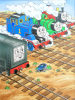 Marwood, Timothy (1954-2008): Thomas the Tank Engine and Friends (Diesel, Percy & James), signed and dated 1994, inscribed 'Thomas the Tank Engine + friends. Issue 197, 1994. Diesel, Thomas Percy + James. Issue 197., gouache, 37.4 x 26.3 cms. Gullane (Thomas) Limited is the owner of registered trademarks and ©s pertaining to the Thomas the Tank Engine name and character and the Thomas and Friends logo.