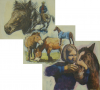 Unknown artist: Follyfoot Annual 1976 - ABC of Horsemanship, dated 1976, gouache and ink on card, 31.5 x 42.5 cms. Presented by Mr and Mrs John Nicholson.