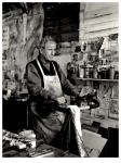 Leszczynski, Slavek (born 1979): John Emanuel, painter and sculptor, Porthmeor studio No 2, St Ives, photograph, 40.5 x 29.7 cms.