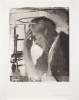 Hiscock, David (born 1956): Old Man - No. 6 from the series Seven Ages, printer: Stoneman, Hugh (1947-2005), publisher: Print Centre Publications, signed and dated 1990, photogravure etching (number 29 of an edition of 50), 53 x 43 cms. The Art Fund Hugh Stoneman Archive
 We must credit the artist at all times.