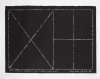 Law, Bob (1934-2004): Kiss for me - cross for you - from the series Kisses and Crosses, printer: Stoneman, Hugh (1947-2005), publisher: artHester, signed and dated 4.3.2000, photogravure (B.A.T), 47 x 54 cms. The Art Fund Hugh Stoneman Archive
 We will credit the artist at all times.