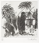 Southall, Andrew: From Black and White of Brick and Bark, printer: Stoneman, Hugh (1947-2005), publisher: The Print Centre, signed and dated 1991, etching (number 23 of an edition of 35), 45.5 x 38.2 cms. The Art Fund Hugh Stoneman Archive
 We will credit the artist at all times.