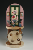 Newstead, Keith (1956 - 2020): Evolution, signed and dated 2008, automaton, 47 cms high. Commissioned with funding from the Heritage Lottery Fund as part of the Darwin 200 celebrations.