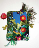 Macbeth, Penny (born 1963): 'It's a jungle out there', mixed media, 43 x 34 cms. Commissioned with funding from the Heritage Lottery Fund as part of the Darwin 200 celebrations.
