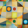 Gardner, Grace (1920-2013): After Words, signed and dated 2003, oil on canvas, 76 x 76.5 cms. The Grace Gardner Gift.