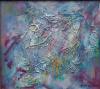 Gardner, Grace (1920-2013): Frost, signed and dated 2007, oil and paper collage on board, 26 x 29 cms. The Grace Gardner Gift.