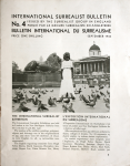 Unknown artist: International Surrealist Bulletin No. 4, publisher: Zwemmer, A., dated 1936 (September), leaflet, 27.5 x 22 cms.