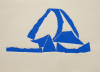 Flanagan, Barry RA (1941-2009): Yacht II, signed and dated 1983, linocut (4 of an edition of 48), 37.5 x 56.5 cms. Given by Mrs Naomi G. Weaver through the Art Fund.