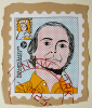 Foster, Tony (born 1946): Hero Stamps - Roy Lichtenstein 3, signed and dated 1978, screenprint (5 of an edition of 8), 41 x 34.5 cms.
