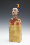Zapata, Carlos (born 1963): Picking his brains, signed and dated 2009, automaton, 37 cms high. Purchased with funding from the Heritage Lottery Fund as part of the Darwin 200 celebrations.