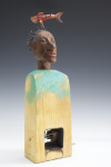 Zapata, Carlos (born 1963): Fish head, signed and dated 2009, automaton, 38 cms high. Purchased with funding from the Heritage Lottery Fund as part of the Darwin 200 celebrations.