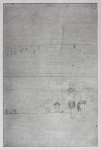 Markey, Danny (born 1965): Figures on a beach, dryprint etching, 39.5 x 28 cms. Bequeathed by Mr Michael Nicholson. Bequest.