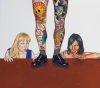 Gambriel, Michael: 'Always invest in good shoes and a good shine. Women notice', gouache and watercolour, 34.8 x 38.8 cms.