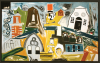 Early, Tom (1914-1967): Solitary town, signed and dated 1966, polymer on canvas, 94.5 x 152.5 cms. Presented by the artist's widow, Mrs Eunice Campbell.