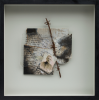 Ray, Roy (1936 - 2021): Trench Series Tyne Cot, signed and dated 2009, acrylic and mixed media, 22.3 x 19.5 cms. Presented by the artist.