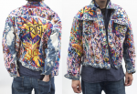 Gibson, Pete (born 1944): Well Alright - Hail Rock & Roll (pop art jacket), mixed media, 65 cms high. Purchased with funding from News International. Commission.