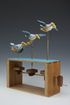Zapata, Carlos (born 1963): View from the Vandermeer, signed and dated 2010, automaton, 38 cms high. Commissioned with funding from the Heritage Lottery Fund.