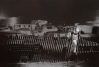 Stern, Ian (1947-1978): The fence, photograph, 20.5 x 25.5 cms. Presented by the photographer's family.