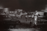 Stern, Ian (1947-1978): The fence, photograph, 20.5 x 25.5 cms. Presented by the photographer's family.