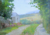 Richardson, John Thomas (1860-1942): Love Lane, Falmouth, signed and dated 1911, oil on board, 25.5 x 35.5 cms. Presented by Jill Armitage-Lewingdon in memory of Joan Rhodes (nee Armitage).