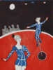 Mellon, Eric James NDD/Hon Fellow CPA (1925-2014): Chinese Circus, Chichester, signed and dated 2003, lithograph (19 of an edition of 25), 41 x 35 cms.