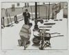 Matthews, Mary (born 1954): Men at work, etching (artist's proof), 19 x 28.5 cms. The gallery will credit the artist at all times.