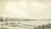 Farington, Joseph RA (1747-1821): View of Falmouth - a study for an engraving of 1813, signed, pencil on paper, 15 x 25.8 cms.