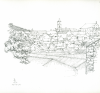 Penryn, signed and dated 1971, inscribed Penryn, pencil on paper, 22.3 x 22 cms. Presented by the artist.