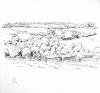 Bowen, Donald (1917-2019): The Fal, signed and dated 1969, pencil on paper, 22.3 x 22 cms. Presented by the artist.