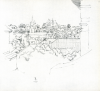 Bowen, Donald (1917-2019): Falmouth, signed and dated 1971, pencil on paper, 22.3 x 22 cms. Presented by the artist.
