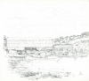 Penryn, signed and dated 1971, pencil on paper, 22.3 x 22 cms. Presented by the artist.