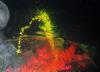 Penna, Ian (born 1976): Frozen quarry, signed and dated 2008, photograph, artist's breath, paint and ice (number 1 of an edition of 5), 30.5 x 50.2.