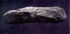Dean OBE, Tacita: A sequence of stones: Riesenbett II (floating), signed and dated 2009, blackboard paint on fibre-based print, 21.5 x 44 cms. Purchased with funding from the MLA/V&A Purchase Grant Fund and The Art Fund.