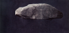 Dean OBE, Tacita: A sequence of stones - Grobsteingrab (floating), signed and dated 2009, blackboard paint on fibre-based print, 21.5 x 44 cms. Purchased with funding from the MLA/V&A Purchase Grant Fund and The Art Fund.
