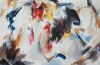 Gardner, Grace (1920-2013): Forest murmurs, signed, oil on canvas, 170 x 262.5 cms. The Grace Gardner Gift.
