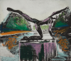 Abrahams, Ivor RA (1935-2015): Arcadia Suite, printer: Stoneman, Hugh (1947-2005), publisher: Bernard Jacobsen, signed and dated 1990, etching with hand colouring (Artists's Proof), 45 x 52 cms. Presented by Professor Ivor Abrahams and Evelyne Abrahams through the Art Fund.