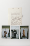 Lanyon, Andrew (born 1947): Letter from Lanyon - 'Dear Mr Penrose, the recent excitement generated by your great interest', signed, letter and three photographs, letter: 20.5 x 16 cms,  photographs: 15.3 x 10.4 cms. New Expressions 2 supported by MLA Renaissance South West and the National Lottery through Grants for the Arts. Commission.