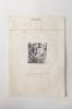 Lanyon, Andrew (born 1947): Memo: 'notice that the lady is also bent, at the neck, waist and wrist', letter with image, 29 x 21.5 cms. New Expressions 2 supported by MLA Renaissance South West and the National Lottery through Grants for the Arts. Commission.