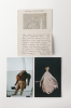 Lanyon, Andrew (born 1947): Letter from Lanyon - 'Dear Jorg, Ta for yours', signed, letter and two photographs, letter: 17.8 x 13.5 cms,  Photographs: 15.3 x 10.5 cms. New Expressions 2 supported by MLA Renaissance South West and the National Lottery through Grants for the Arts. Commission.
